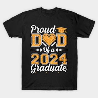 Proud Dad Of A 2024 Graduate Senior Graduation T-Shirt